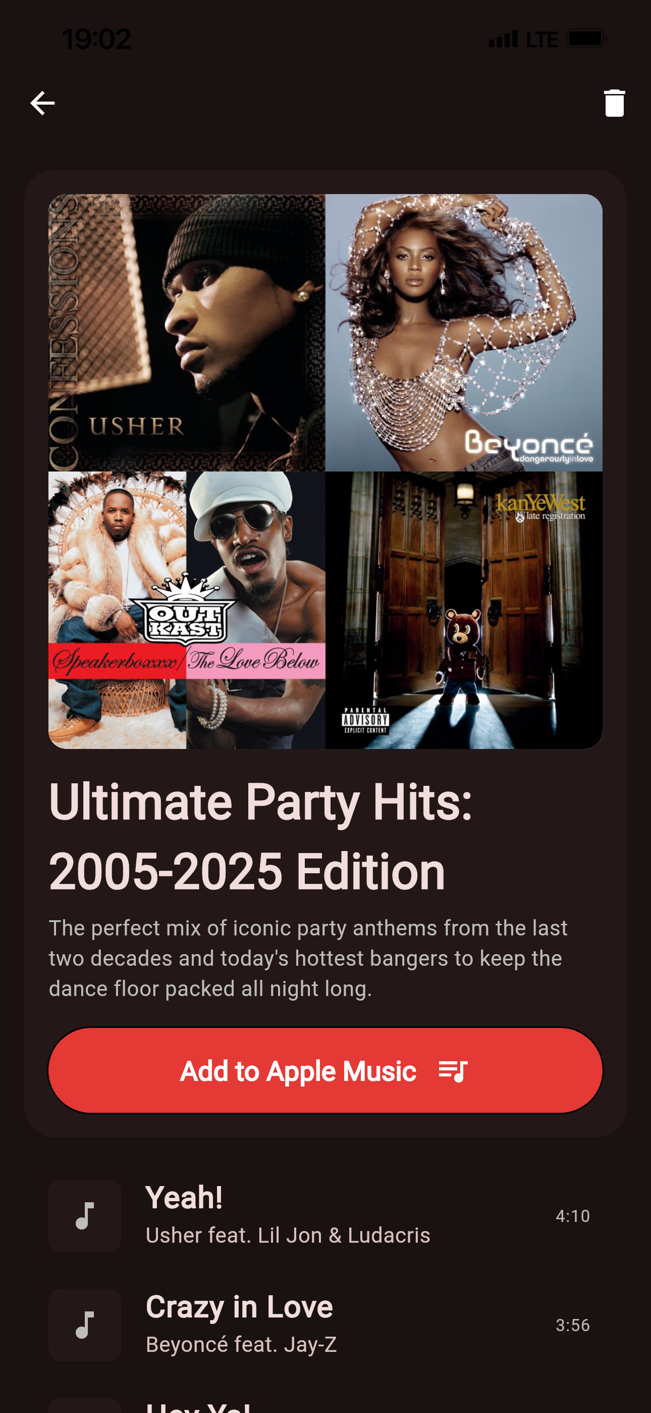 Add to Apple Music