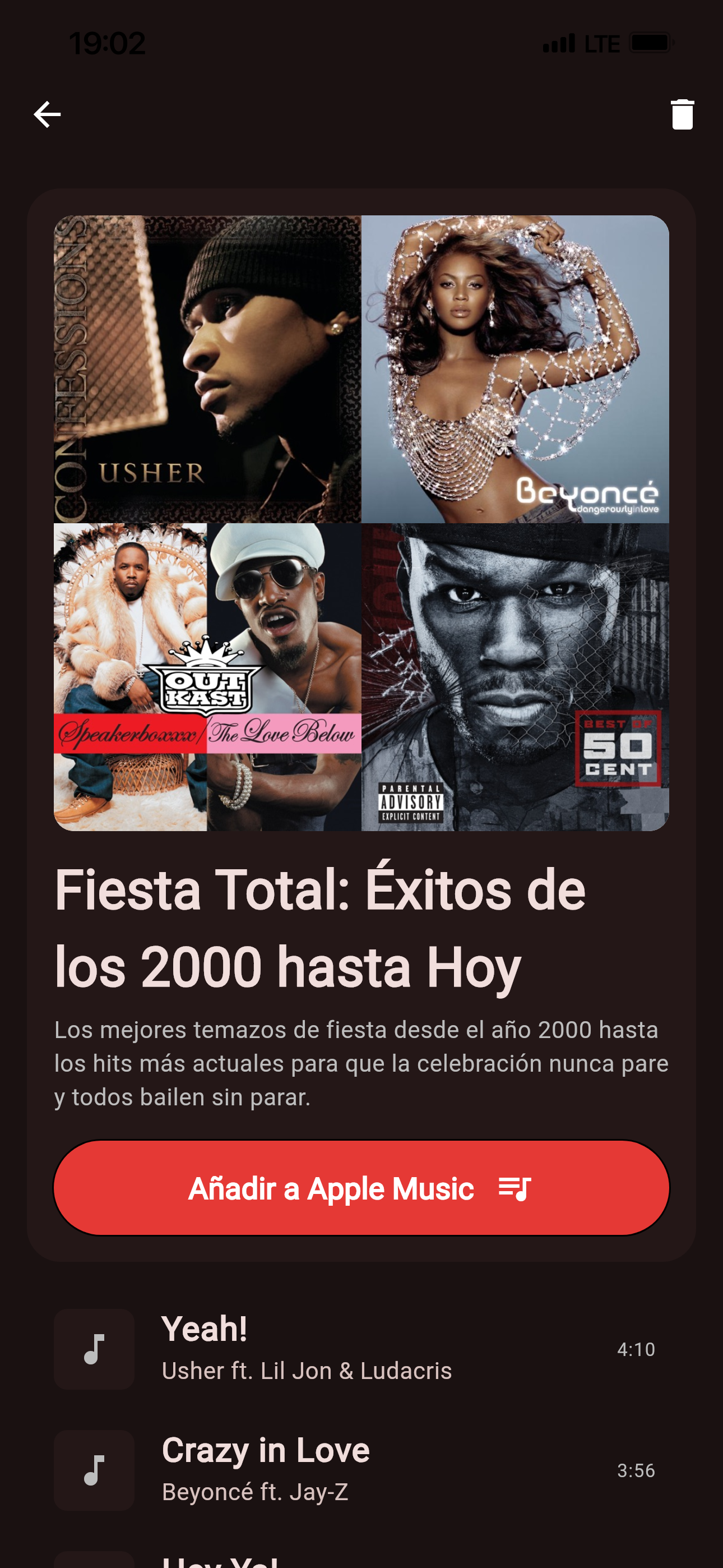 Añadir a Apple Music