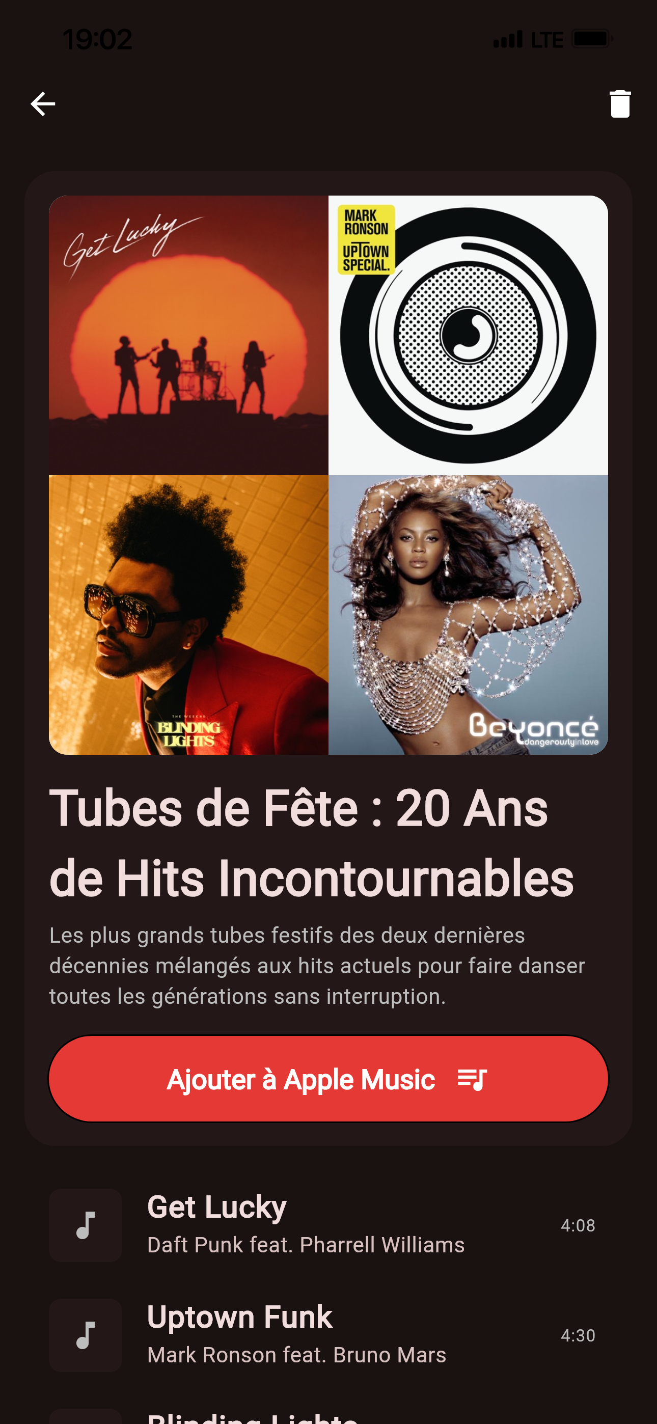 Ajouter à Apple Music